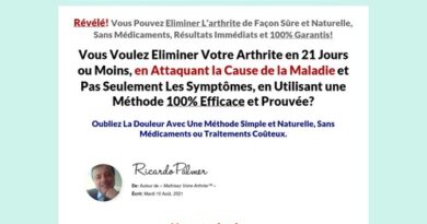 Maitrisez Votre Arthrite. Arthritis Treatment French Version.