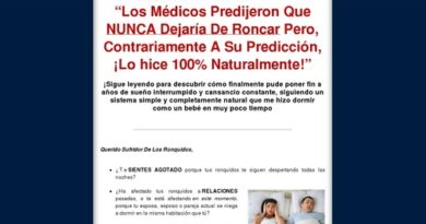 No Más Ronquidos Ni Apnea Del Sueño – ¡La Forma Natural De Parar De Roncar Y Frenar La Apnea Del Sueño!