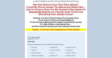 Panic & Anxiety Gone Offers 75% Commission