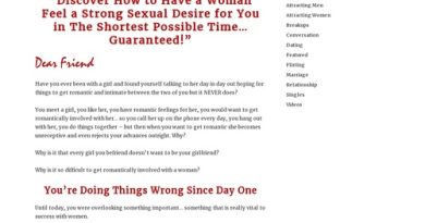 [PDF] Sexual Attraction: How to Make Girls Feel Sexual Desire