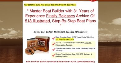 MyBoatPlans® 518 Boat Plans – High Quality Boat Building Plans – Learn How To How To Build A Boat Now