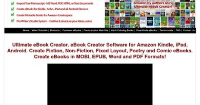 eBook Creator Software EPUB, MOBI, Word, PDF, Fiction, Non Fiction, Fixed Layout, Low Content, Ultimate eBook Creator For Amazon Kindle