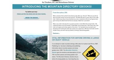 Mountain Driving Guide for Truckers, RV and Motorhome Drivers